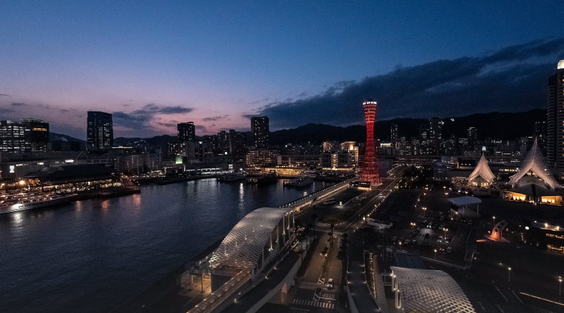 写真：18:00の北側の眺望