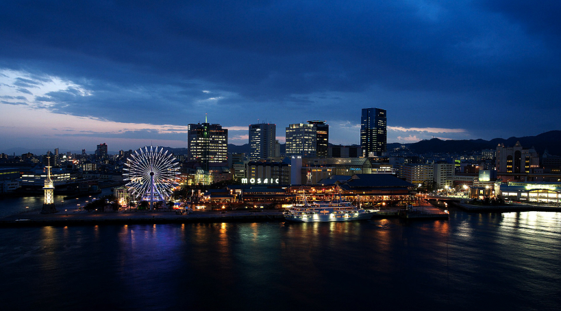 写真：18:00の西側の眺望